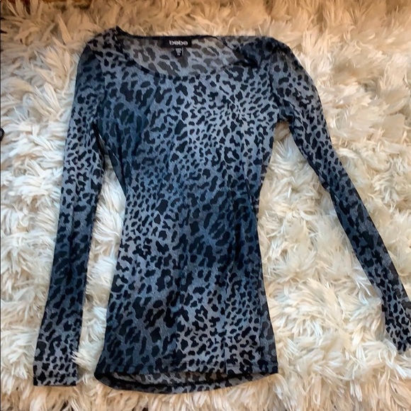 bebe Tops - Leopard Bebe Top